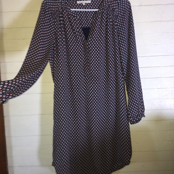 Daniel Rainn Navy Print Tunic Dress - Picture 1 of 8